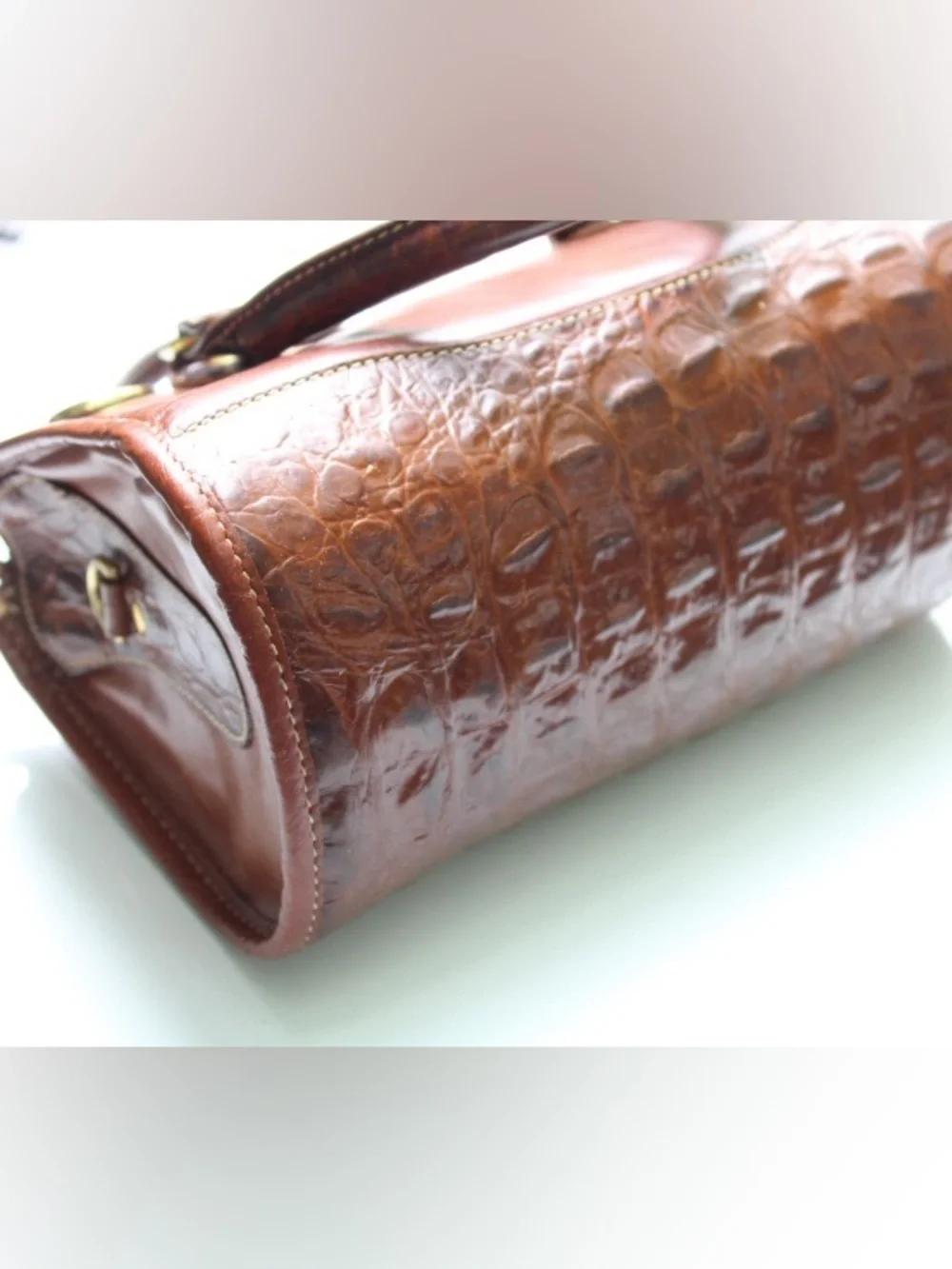 Vintage Brahmin small satchel bag